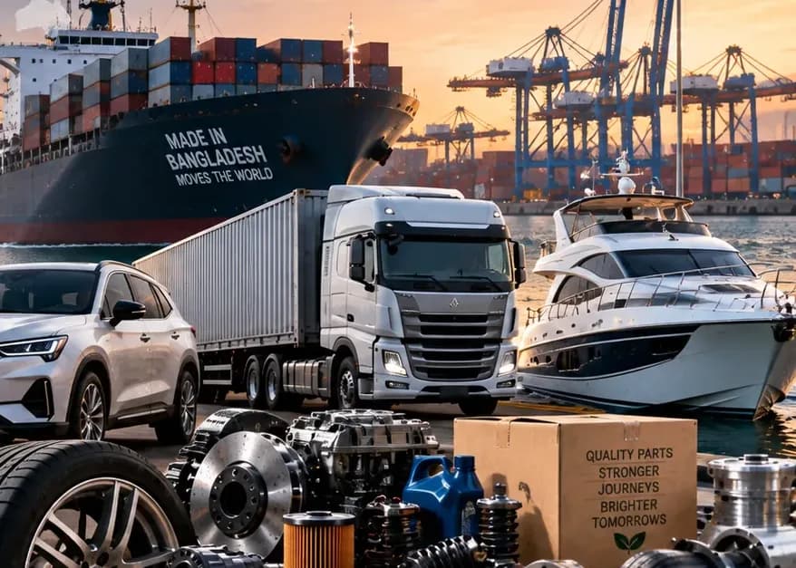 Automotive Parts, Bicycles, Marine & Transport export category
