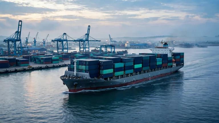 CIF Cost Insurance and Freight — container ship loaded at Chattogram port for export from Bangladesh