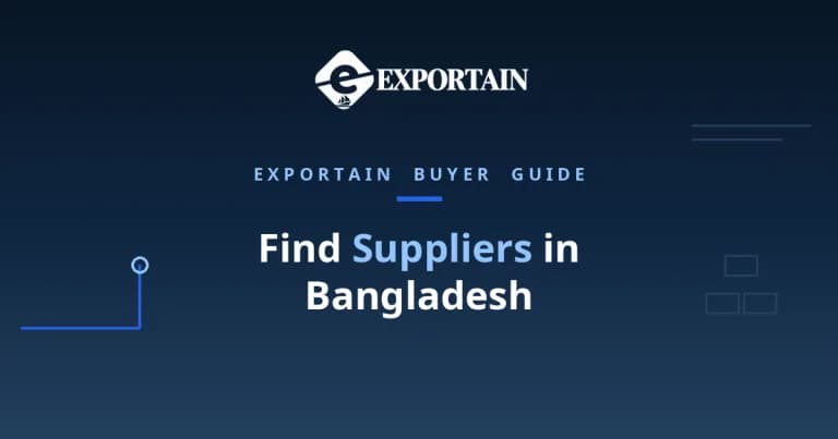 Navy title card: Find Suppliers in Bangladesh