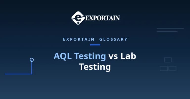 Navy title card: AQL Testing vs Lab Testing: What Each One Proves
