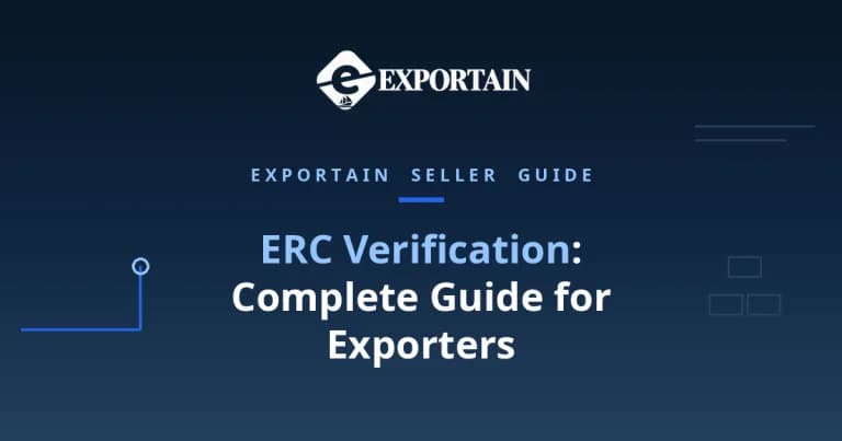 Navy title card: ERC Verification: Complete Guide for Exporters