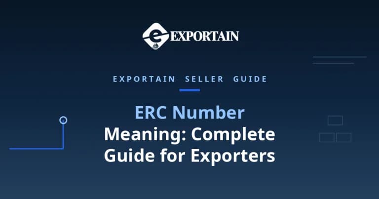 Navy title card: ERC Number Meaning: Complete Guide for Exporters