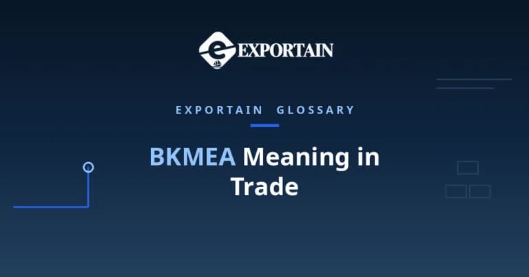 Navy title card: BKMEA Meaning in Trade
