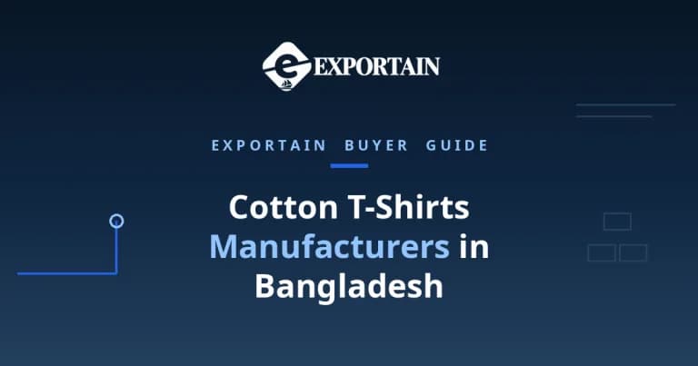 Navy title card: Cotton T-Shirts Manufacturers in Bangladesh
