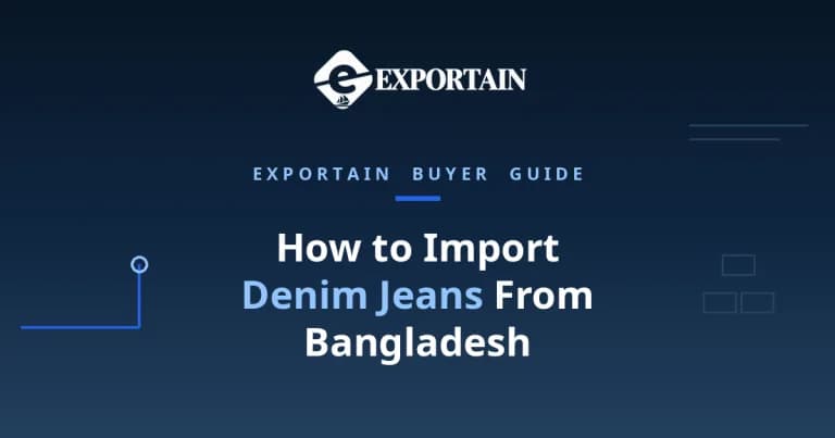 Navy title card: How to Import Denim Jeans From Bangladesh