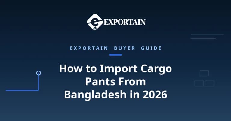 Navy title card: How to Import Cargo Pants From Bangladesh