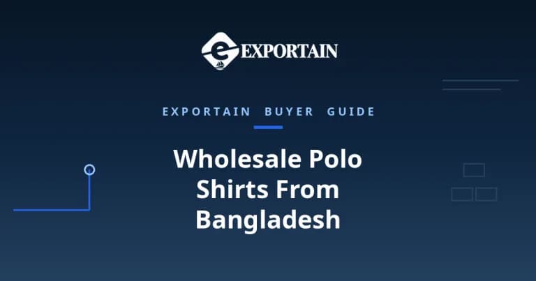 Navy title card: Wholesale Polo Shirts From Bangladesh, prices and MOQ guide