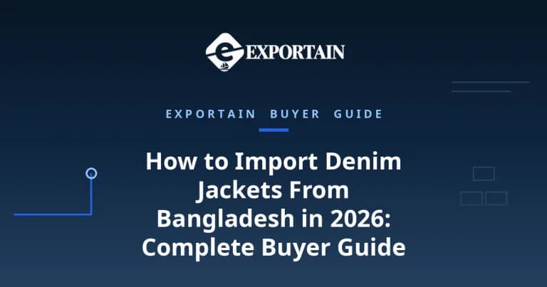 Navy title card: How to Import Denim Jackets From Bangladesh