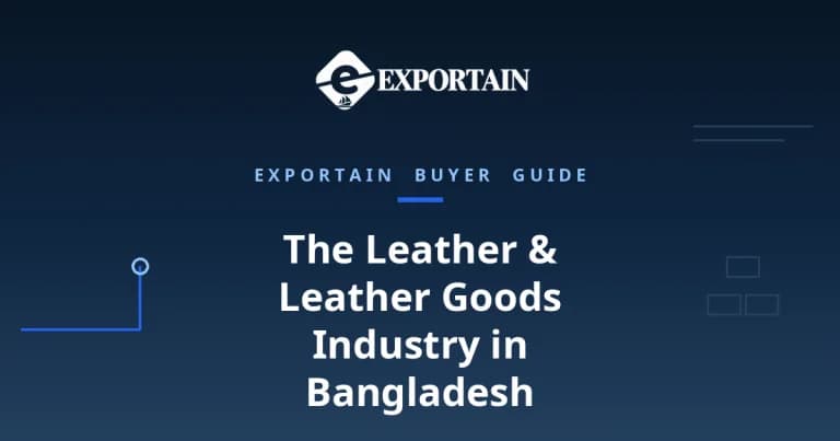 Navy title card: The Leather and Leather Goods Industry in Bangladesh