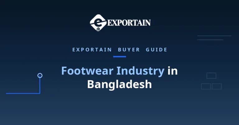 Navy title card: Footwear Industry in Bangladesh buyer guide