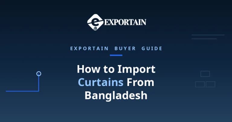 Navy title card: How to Import Curtains From Bangladesh