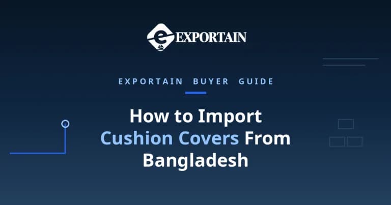 Navy title card: How to Import Cushion Covers From Bangladesh