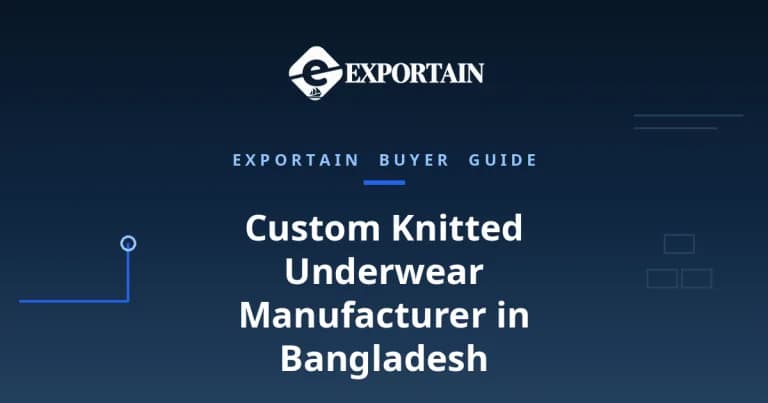 Navy title card: Custom Knitted Underwear Manufacturer in Bangladesh