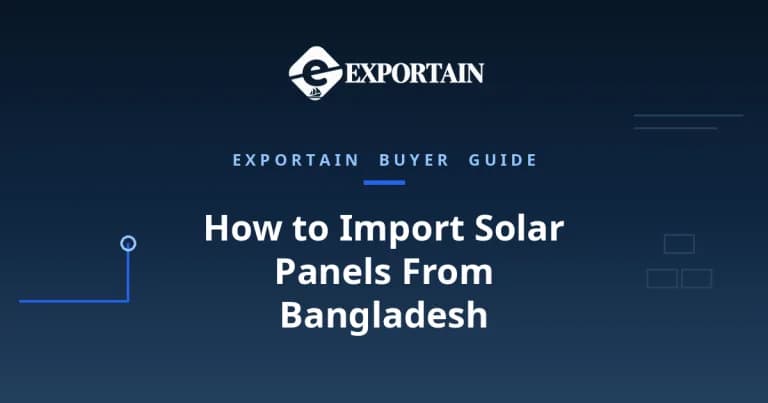 Navy title card: How to Import Solar Panels From Bangladesh