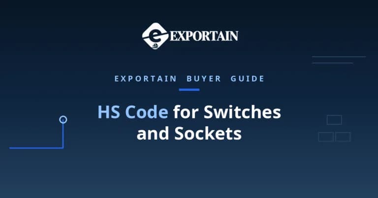 Navy title card: HS Code for Switches and Sockets classification guide