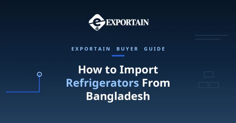 Navy title card: How to Import Refrigerators From Bangladesh