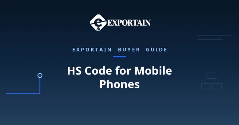 Navy title card: HS Code for Mobile Phones classification guide