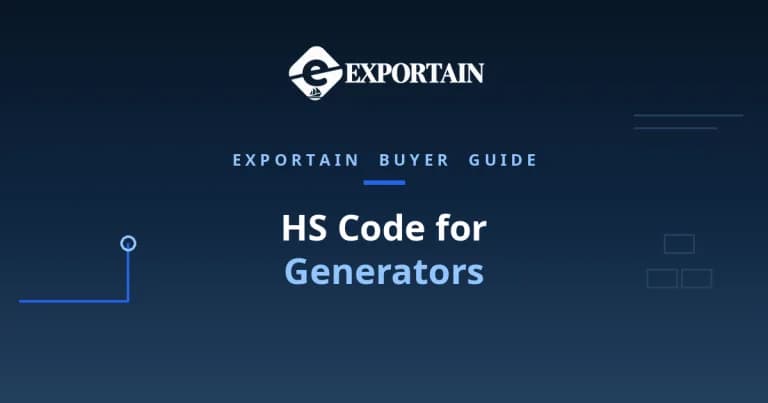 Navy title card: HS Code for Generators classification guide