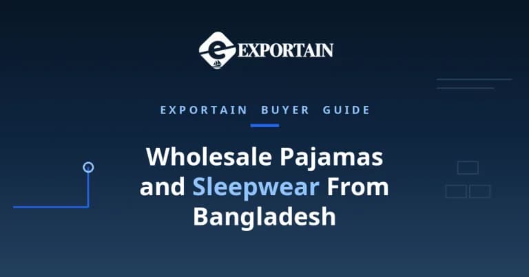Navy title card: Wholesale Pajamas and Sleepwear From Bangladesh, prices, MOQ and suppliers