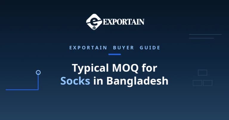 Navy title card: Socks MOQ in Bangladesh, what sets the minimum