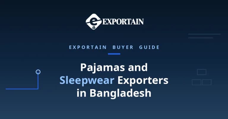 Navy title card: Pajamas and Sleepwear Exporters in Bangladesh Verified Supplier Checklist