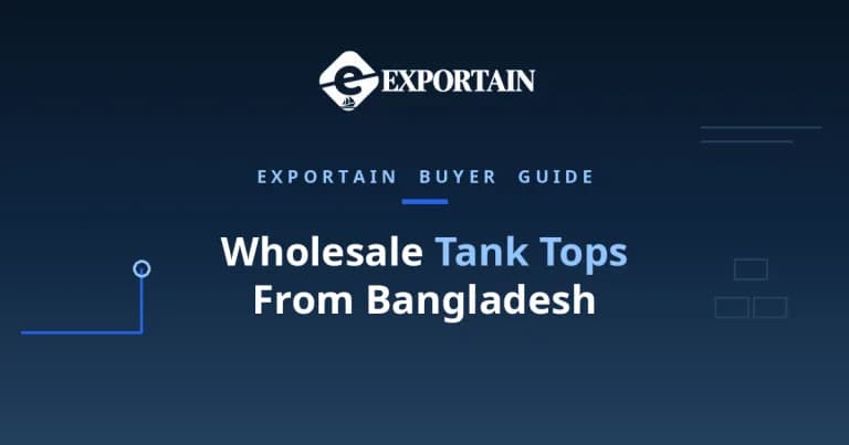 Navy title card: Wholesale Tank Tops From Bangladesh, prices, MOQ and suppliers