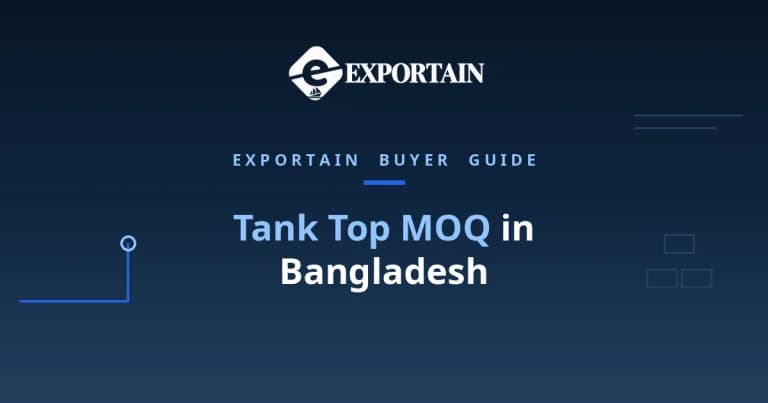 Navy title card: Tank Top MOQ in Bangladesh, fabric lots and negotiation