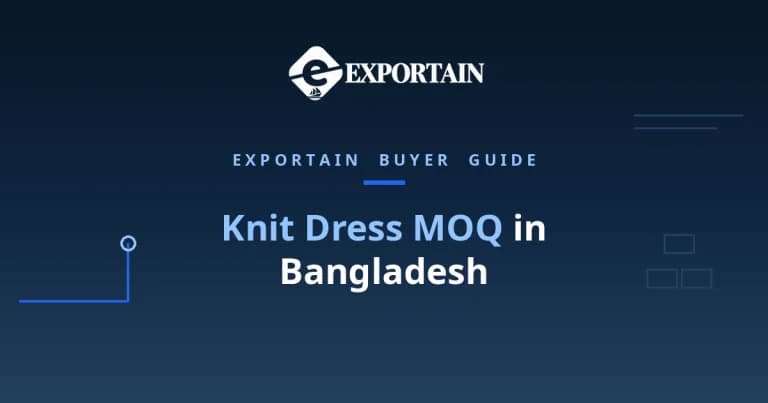 Navy title card: Knit Dress MOQ in Bangladesh, fabric lots and negotiation