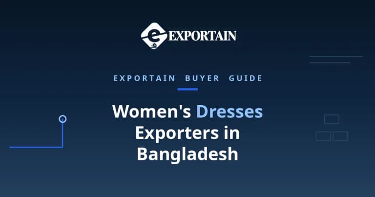 Navy title card: Women's Dresses Exporters in Bangladesh, Verified Supplier Checklist