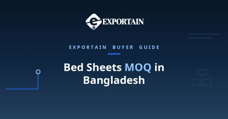 Navy title card: Bed Sheets MOQ in Bangladesh, what sets the minimum