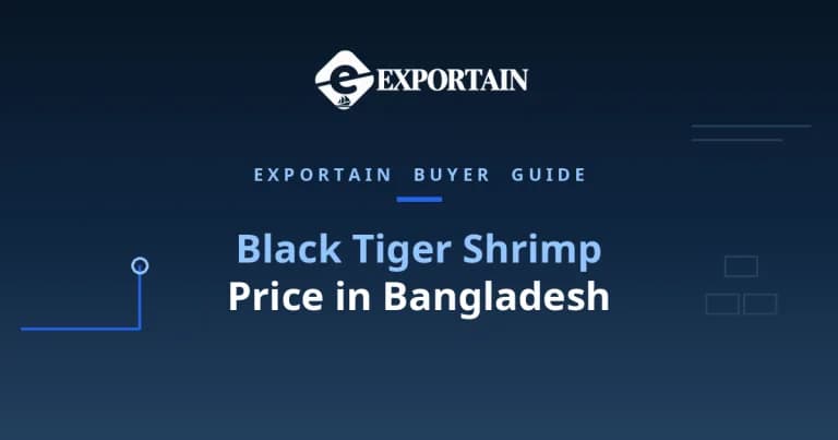 Navy title card: Black Tiger Shrimp Price in Bangladesh, an FOB cost-breakdown guide