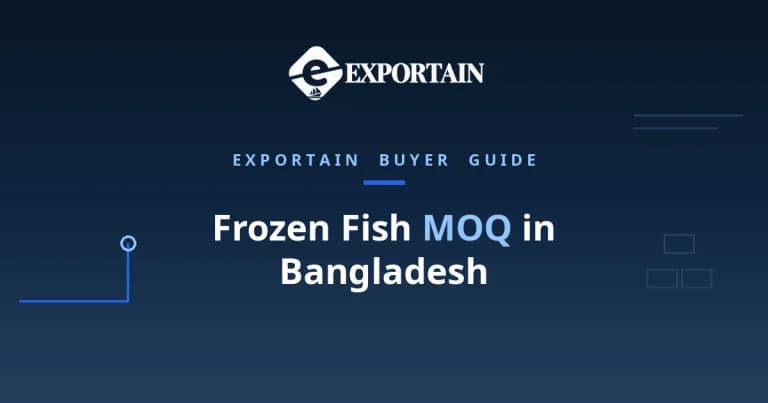 Navy title card: Frozen Fish MOQ in Bangladesh, a buyer negotiation guide