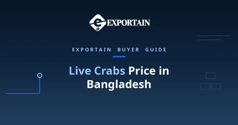 Navy title card: Live Crabs Price in Bangladesh, how to read an FOB quote