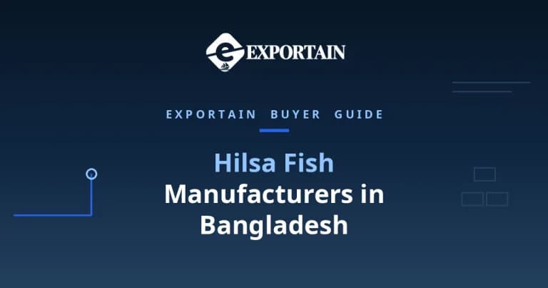 Navy title card: Hilsa Fish Manufacturers in Bangladesh buyer guide