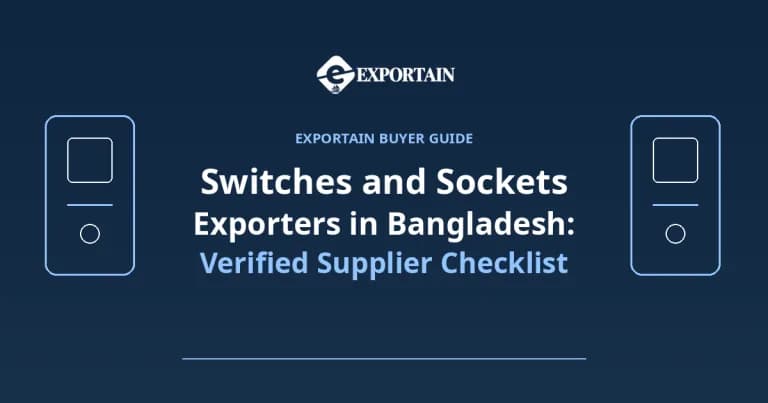 Navy title card: Switches and Sockets Exporters in Bangladesh, Verified Supplier Checklist