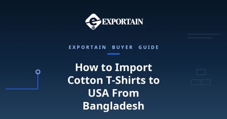 Navy title card: How to Import Cotton T-Shirts to USA From Bangladesh