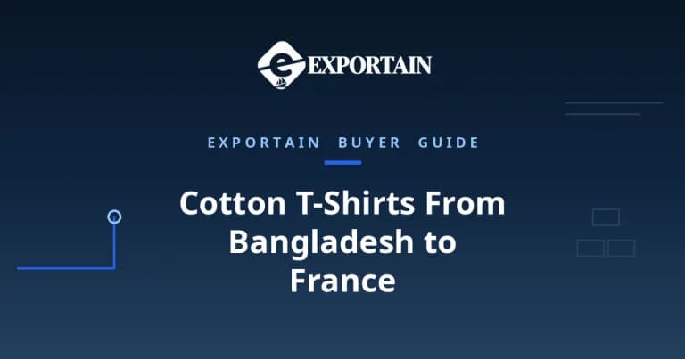 Navy title card: Cotton T-Shirts From Bangladesh to France