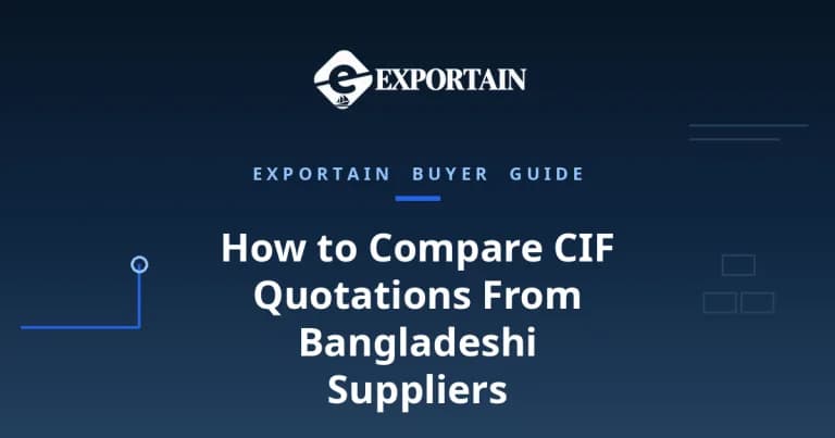 Navy title card: How to Compare CIF Quotations From Bangladeshi Suppliers