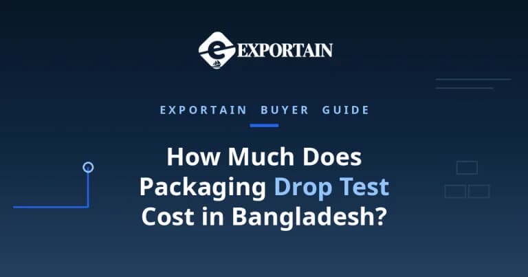Navy title card: How Much Does Packaging Drop Test Cost in Bangladesh?