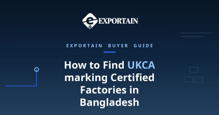 Navy title card: How to Find UKCA marking Certified Factories in Bangladesh guide