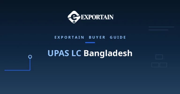 Navy title card: UPAS LC Bangladesh, sight payment with deferred buyer terms
