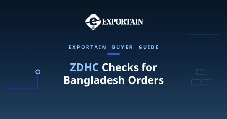 Navy title card: ZDHC Checks for Bangladesh Orders