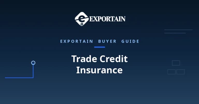 Navy title card: Trade Credit Insurance Bangladesh, seller cover for buyer non-payment