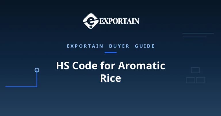 HS Code for Aromatic Rice – aromatic rice prepared for export in a clean