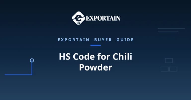 HS Code for Chili Powder – chili powder prepared for export in a clean