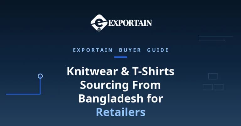 Knitwear & T-Shirts Sourcing From Bangladesh for Retailers β folded cotton t-shirts in a modern facility