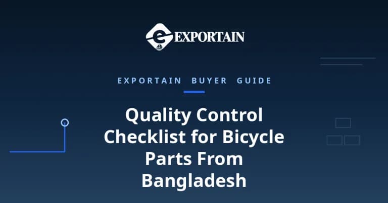 Quality Control Checklist for Bicycle Parts From Bangladesh - bicycle parts prepared for export