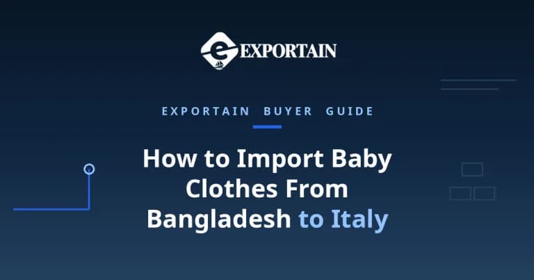 How to Import Baby Clothes From Bangladesh to Italy - baby clothes prepared for export