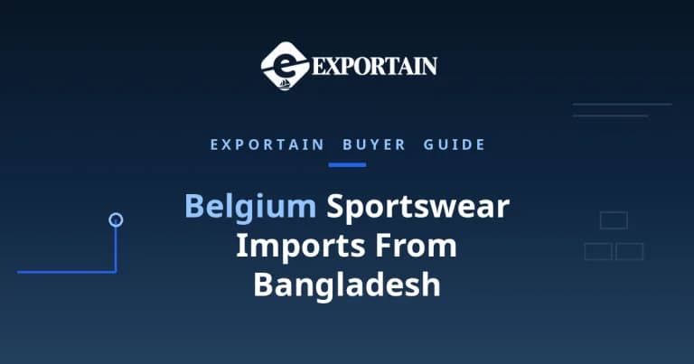 Belgium sportswear imports from Bangladesh title card