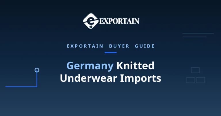 Navy title card: Germany Knitted Underwear Imports